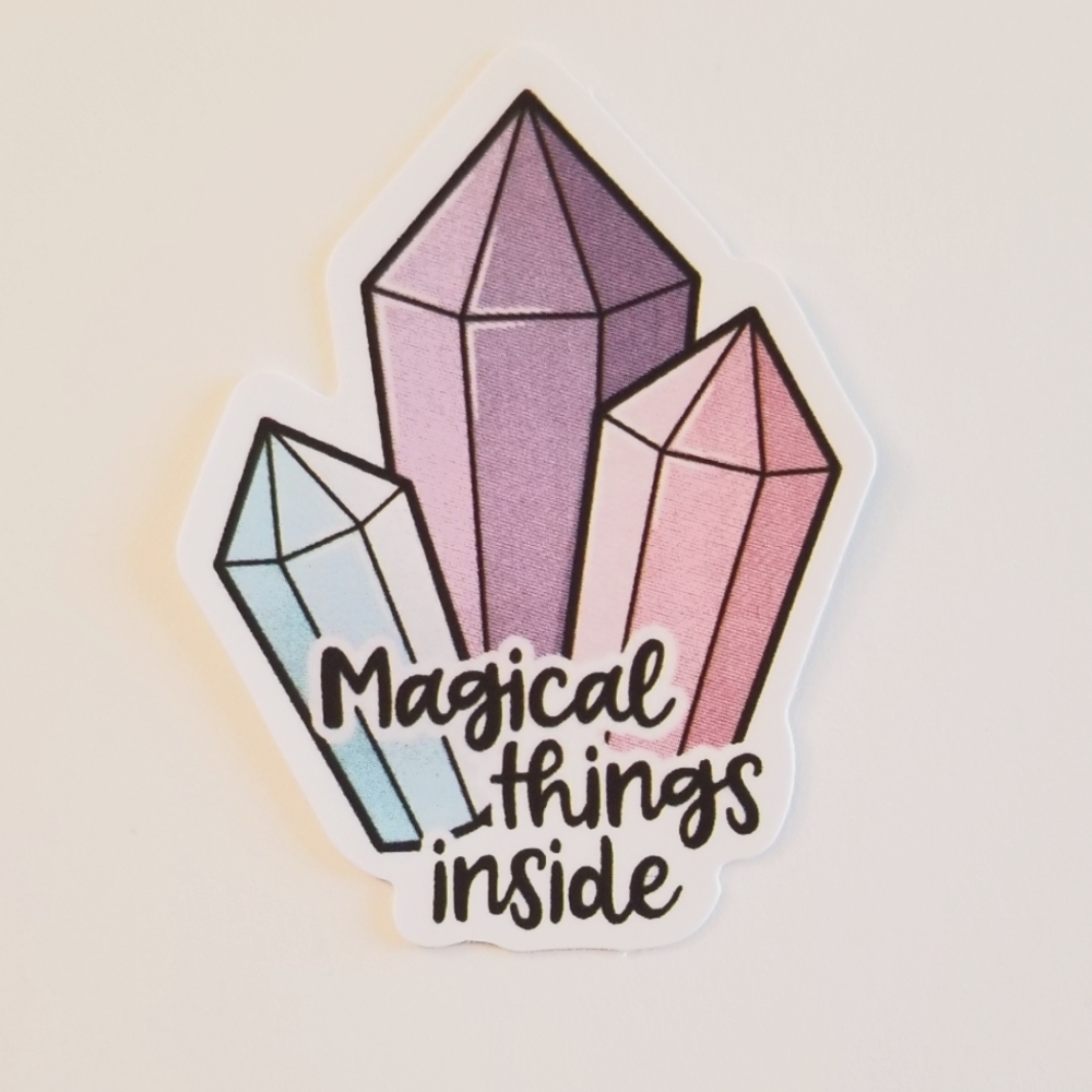 10/$10 Magical Things Inside Sticker